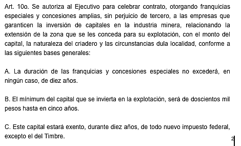 Se decreta la Ley de Zona