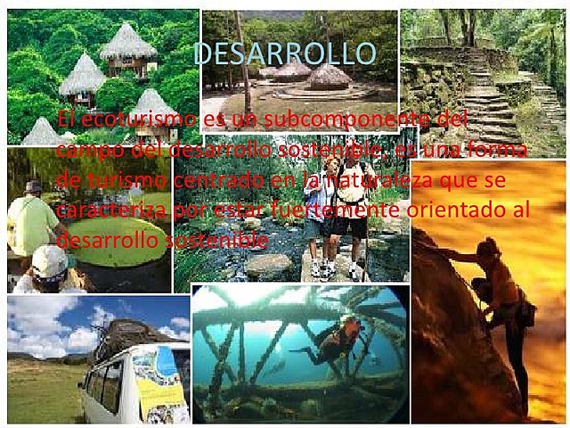 Desarrollo del ecoturismo.