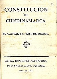 Constitución de Cundinamarca