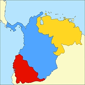 Separación de Ecuador y Venezuela
