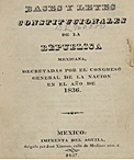 Las Siete Leyes de 1836