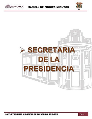 Secretaría de Presidencia