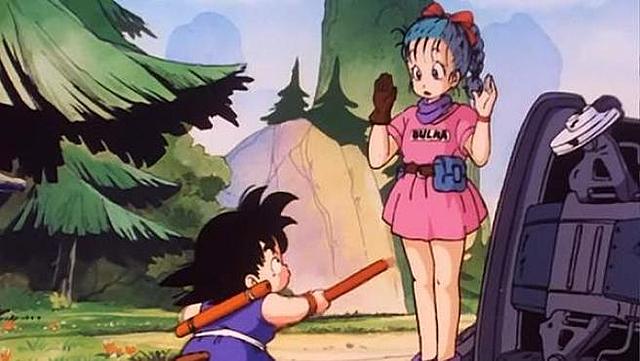 Goku conoce a Bulma