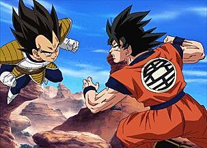 Goku Pelea con Vegeta