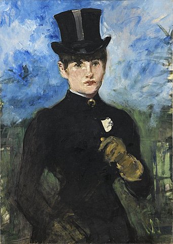 La Amazona de frente, Manet