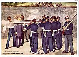 Ejecución del emperador Maximiliano de México, Manet