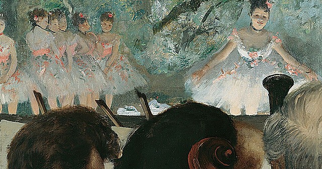 Músicos en la orquesta, Degas