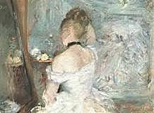 Mujer y su baño, Morisot
