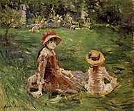 En el jardín de Marecourt, Morisot