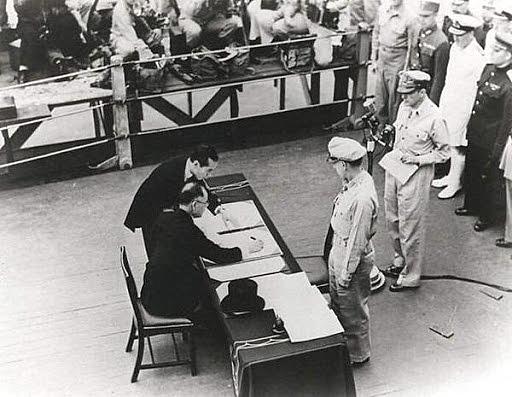 Podpisana japonska kapitulacija