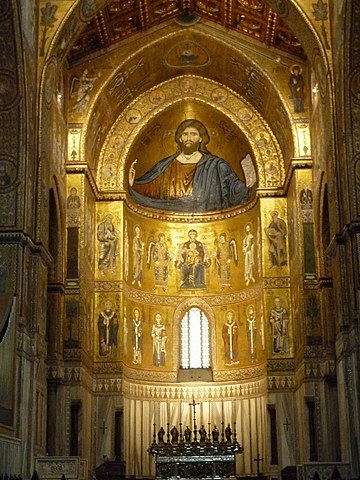 Mosaics de l'absis de la catedral de Monreale