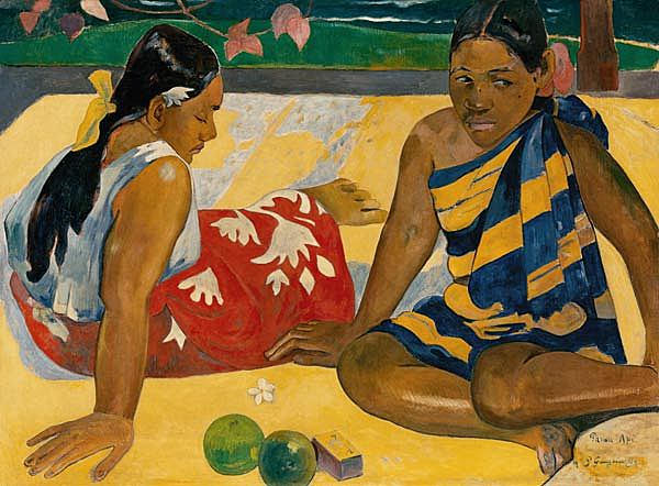 Dos mujeres de Tahití, Gauguin