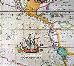 Magellan sails around the world