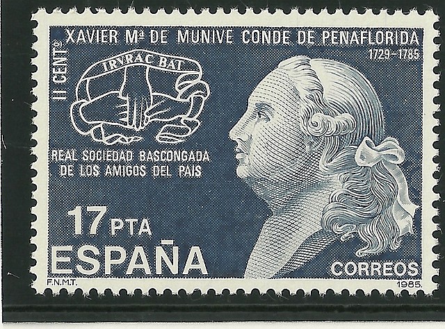 La “Sociedad Vascongada de Amigos del País” del Marqués de Peñaflorida