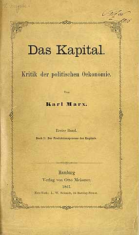Karl Marx publica el Capital