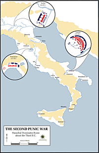 Poraz Rimljana na svom teritoriju u Drugom punskom ratu