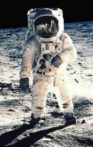 Neil Armstrong and Edwin "Buzz" Aldrin