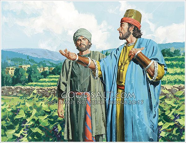 Ahab gets the vineyard