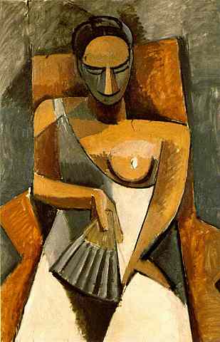 Mujer con abanico, Picasso
