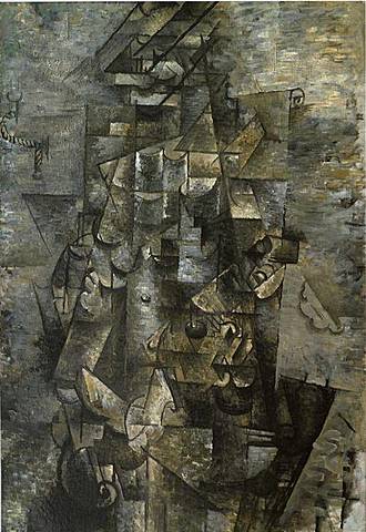 Hombre con guitarra, Braque