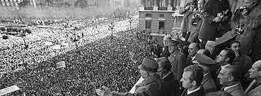 Manifestaciones en la Plaza de Oriente