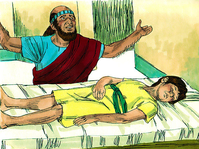 Elisha raises the Shunammite woman's son