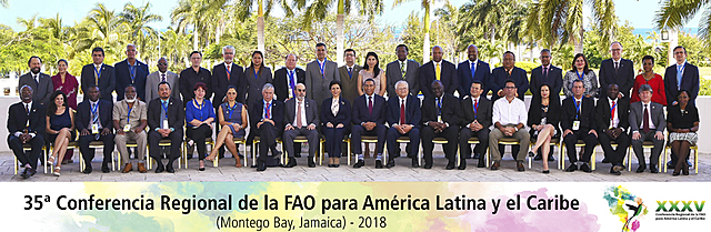 35ª conferencia regional de la FAO, montego bay Jamaica, 5-8 marzo 2018