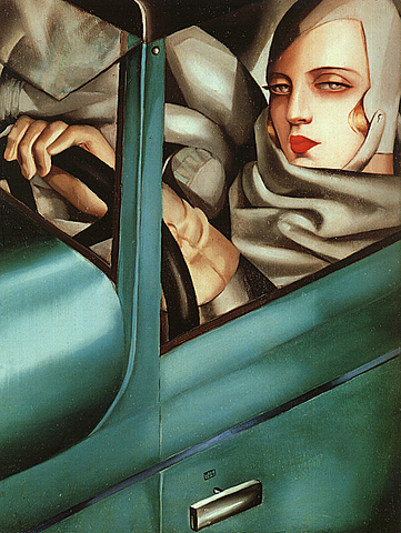 Mujer del guante verde, Tamara de Lempicka