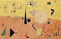 Paisaje catalán o el cazador, Miró