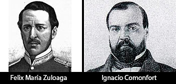 Félix Zuloaga proclamó el Plan de Tacubaya.