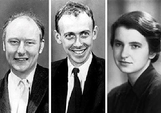 James Watson, Francis Crik, Rosalynd Franklin