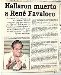 Suicidio de Favaloro