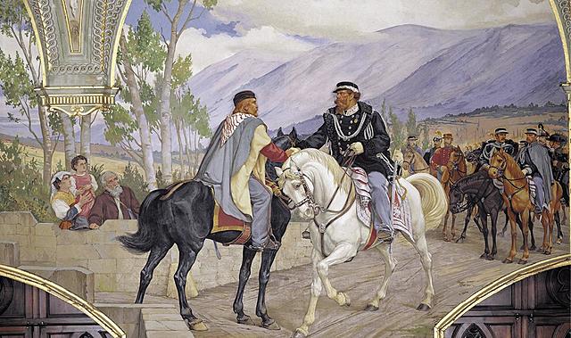 Garibaldi partra szállása