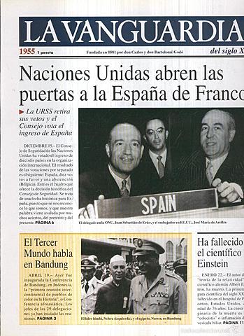 España entra en la ONU