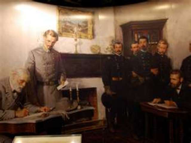 surrender at the court house