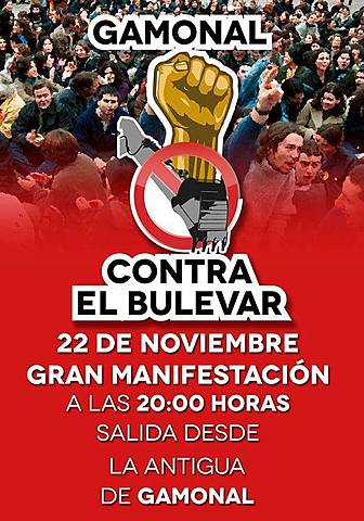 Manifestación con más de 3.000 personas.