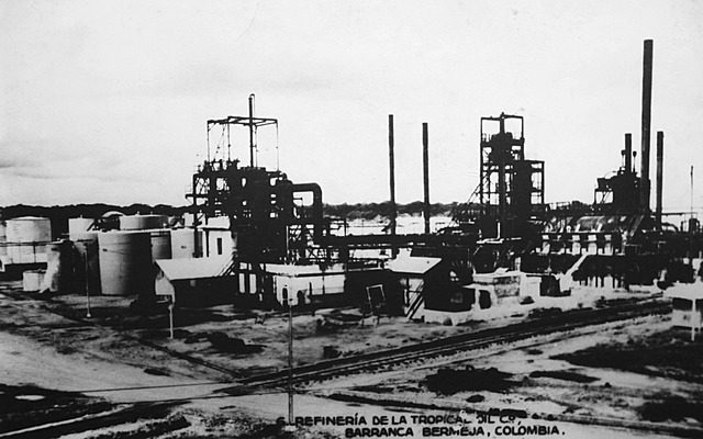 Inicio a la producción la Tropical Oil Company - Troco de la Concesión de Mares en el Magdalena Medio