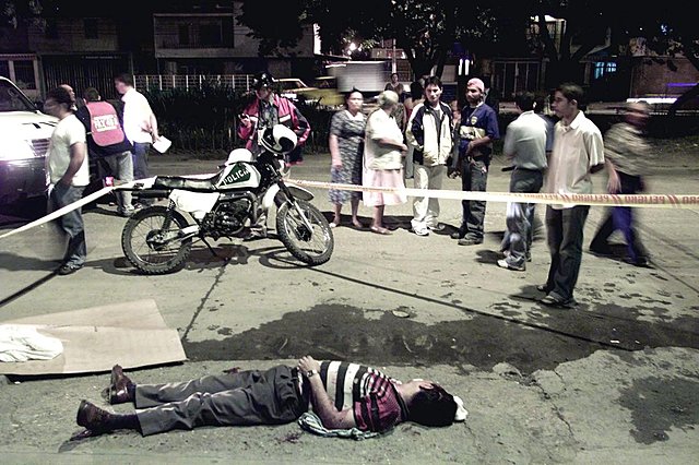 Se registró en Colombia la tasa más alta de muertes violentas