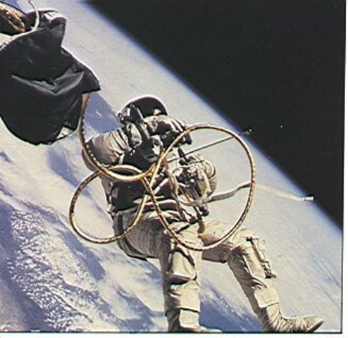 First attempt of a Space Walk