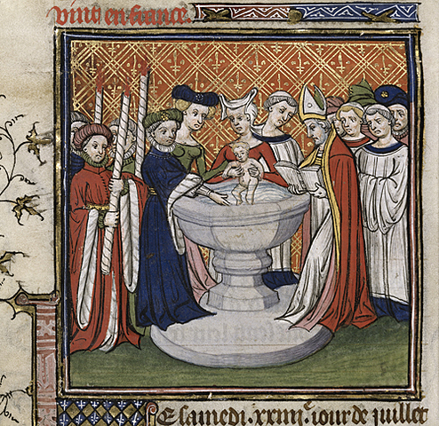 BAUTIZO: en la Edad Media