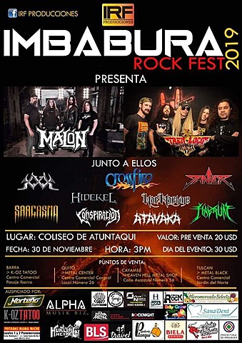 IMBABURA ROCK FEST PRESENTA A TREN LOCO Y MALÓN