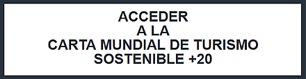 CARTA MUNDIAL DEL TURISMO SOSTENIBLE
