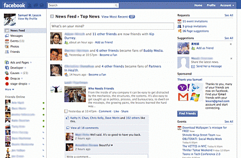 I create my first social network