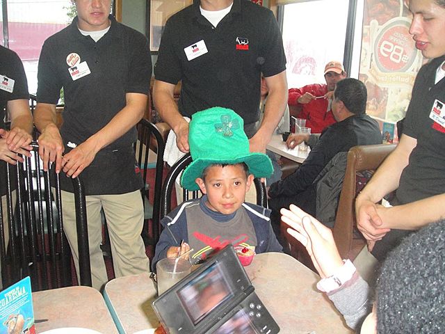 My first birthday at the sirloin stockade restaurant