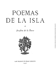 Publicación de Poemas de la isla