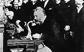 Alexander Graham Bell invents the telephone