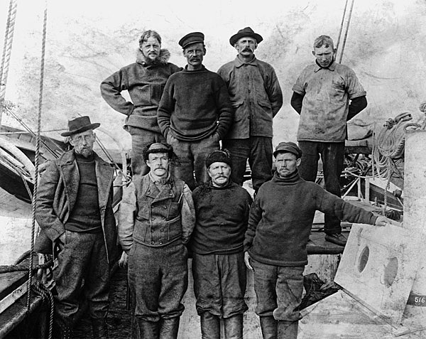 Roald Amundsen and his team become the first people to stand at the South Pole