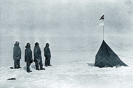 Roald Amundsen and his team become the first people to stand at the South Pole
