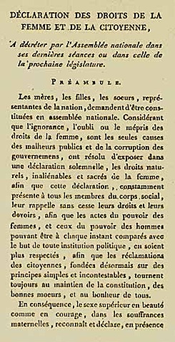 Emakume esta hiritarren eskubideen deklarazioa