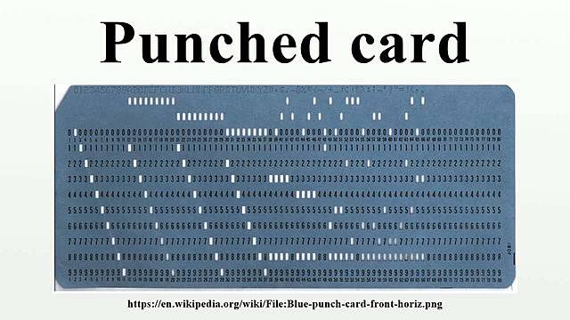 Joseph-Marie Jacquard uses punch cards